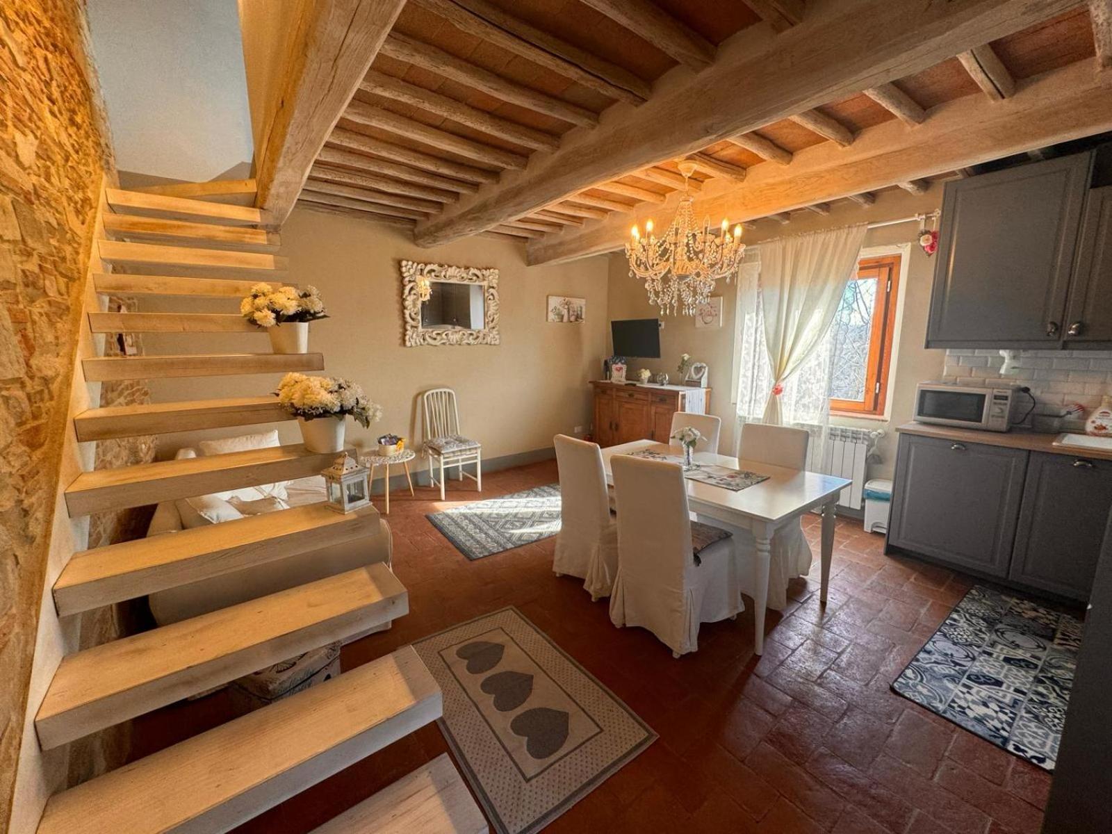 Dolce Cuore Luxe Apartment Chianti Florence Male Romantyczne Mieszkanie San Donato in Poggio Eksteriør billede