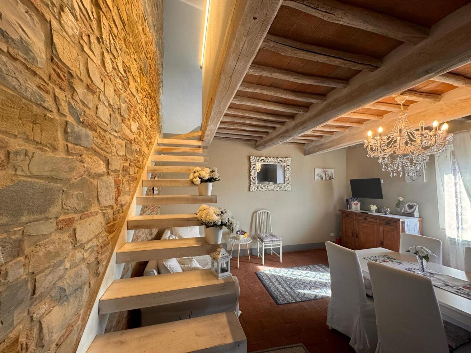 Dolce Cuore Luxe Apartment Chianti Florence Male Romantyczne Mieszkanie San Donato in Poggio Eksteriør billede